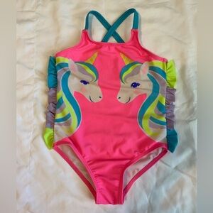 Pink Unicorn Swimsuit for Kids